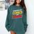 Powered By Comics And Snacks Comic Book Lover Comfort Colors Sweatshirt Chalky Mint