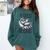 Racoon Reading Spicy Smutty Book Booktok I Read Trashy Books Comfort Colors Sweatshirt Chalky Mint