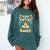 Read More Books Camping Outdoors Travel Campfire Smores Comfort Colors Sweatshirt Chalky Mint