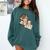 Read Books Drink Coffee For Women Comfort Colors Sweatshirt Chalky Mint