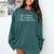 Read Books Lift Weights Fight Fascists Comfort Colors Sweatshirt Chalky Mint