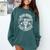Read Books Lift Weights Fight Fascists Reading Men Women Comfort Colors Sweatshirt Chalky Mint