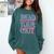 Read Your Heart Out Cute Teacher Reading Book Love Bookworm Comfort Colors Sweatshirt Chalky Mint