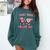 Read Your Heart Out Teacher Valentine Book Comfort Colors Sweatshirt Chalky Mint