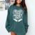 Read Your Heart Out Teacher Women Reader Bookish Book Lover Comfort Colors Sweatshirt Chalky Mint