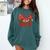 Read Your Heart Out Valentine Teacher Bookworm Lover Comfort Colors Sweatshirt Chalky Mint