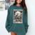Read In Peace Skeleton Book Lover Bookworm Book Comfort Colors Sweatshirt Chalky Mint