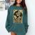 The Reader Tarot Card Book Lover Skeleton Reading Book Comfort Colors Sweatshirt Chalky Mint The Reader Tarot Card Book Lover Skeleton Reading Book Comfort Colors Sweatshirt Chalky Mint