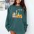 Reading Books Librarian Reader Nerd I'm Ok Teacher Comfort Colors Sweatshirt Chalky Mint