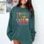 Reading Colors Our World Books Lover Comfort Colors Sweatshirt Chalky Mint