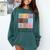 In My Reading Era Bookish Book Lover Book Reader Comfort Colors Sweatshirt Chalky Mint