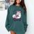 Reading Is My Favorite Sport Saying Cat And Book Lover Comfort Colors Sweatshirt Chalky Mint