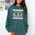 Reading With My Gnomies Gnomes Books Lover Bookworm Comfort Colors Sweatshirt Chalky Mint