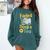 Reading Hobby Bookshelves Library Fueled By Books And Tea Comfort Colors Sweatshirt Chalky Mint