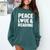 Reading I Love Books And Reading Comfort Colors Sweatshirt Chalky Mint