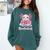Readsalotl Axolotl Reading Cute Book Lover Bookworm Comfort Colors Sweatshirt Chalky Mint