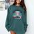 Readsolotl Book Lover Reading Axolotl Kids Reader Comfort Colors Sweatshirt Chalky Mint