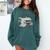 There's No Such Thing As Too Many Book Comfort Colors Sweatshirt Chalky Mint