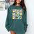 Retro 80s Nostalgia 1980s Throwback Party Costume Comfort Colors Sweatshirt Chalky Mint