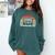 Retro Cassette Tape 80s 90s Nostalgia Comfort Colors Sweatshirt Chalky Mint