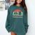 Retro Easily Distracted By Cameras & Books Photography Comfort Colors Sweatshirt Chalky Mint