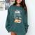 Retro Just A Girl Who Love Dogs Books And Coffee Bookworm Comfort Colors Sweatshirt Chalky Mint