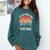 Retro I Put My Book Down To Be Here For Book Lover Comfort Colors Sweatshirt Chalky Mint