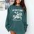 Retro We Read At Dawn Cowgirl Western Librarian Book Lover Comfort Colors Sweatshirt Chalky Mint