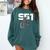 Retro Simme Moped Nostalgia Eastern Block Schwalbe Driver DDR Comfort Colors Sweatshirt Chalky Mint