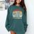 Retro Snack Goals Icon Nostalgia Comfort Colors Sweatshirt Chalky Mint