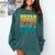 Retro Never Underestimate The Power Of a Boy With a Book Comfort Colors Sweatshirt Chalky Mint