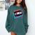 Retro VHS Vaporwave Video Cassette Nostalgia Geek Chic Comfort Colors Sweatshirt Chalky Mint