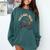 This How I Rolled Retro Tricycle 80s 90s Kid Nostalgia Comfort Colors Sweatshirt Chalky Mint