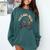 This How I Rolled Retro Tricycle 80s 90s Kid Nostalgia Comfort Colors Sweatshirt Chalky Mint
