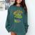 Rugrats Reptar Distressed Comic Book Style Cartoon Comfort Colors Sweatshirt Chalky Mint