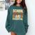School Librarians Are Essential Library Book Lover Librarian Comfort Colors Sweatshirt Chalky Mint