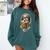 Shih Tzu Book How To Train Your Human Funny Dog Motif Comfort Colors Sweatshirt Chalky Mint