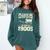 Shirt Please Be Patient I'm From The 1900s Over Comfort Colors Sweatshirt Chalky Mint