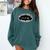 Smithsonian Institution Library 1944 Book Stamp Comfort Colors Sweatshirt Chalky Mint