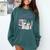 Smut Goblin Reading Club Book Lover Dark Academia Comfort Colors Sweatshirt Chalky Mint
