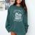 Snow Is Falling Books Are Calling Winter Reading Comfort Colors Sweatshirt Chalky Mint