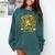 Softball Pitcher Best Traits Brave Retro Pop Comic Book Art Comfort Colors Sweatshirt Chalky Mint