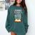 Sorry I Can't I Have Book Club Comfort Colors Sweatshirt Chalky Mint