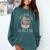 Spicy Book Club Dark Romance Reader Spicy Bookish Skeleton Comfort Colors Sweatshirt Chalky Mint