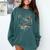 Splash Water Frutiger Aero Y2K Style Clownfish Premium Comfort Colors Sweatshirt Chalky Mint