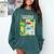 Superman Kryptonite Handbook Premium Tri-Blend Comfort Colors Sweatshirt Chalky Mint