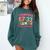 Survived 67 Days Of School Ice Cream Drip Apple Pencil Book Comfort Colors Sweatshirt Chalky Mint