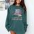 I Survived The Dial-Up Era Retro 90s Nostalgia Premium Tri-Blend Comfort Colors Sweatshirt Chalky Mint