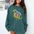 Teachersaurus Dinosaur Teachers Dino Reading Book Librarian Comfort Colors Sweatshirt Chalky Mint