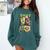 Teenage Mutant Ninja Turtles Retro Neon Comic Book Panels Comfort Colors Sweatshirt Chalky Mint